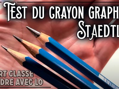 test du crayon graphite Staedtler Test du crayon graphite Staedtler Mars Lumograph 100