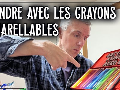 Crayons aquarellables Test des crayons aquarellables