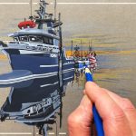 Comment dessiner et peindre une scène marine