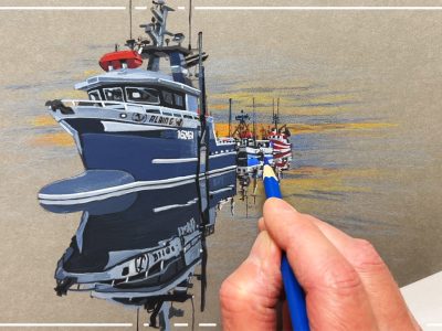 Scène marine Comment dessiner et peindre une scène marine